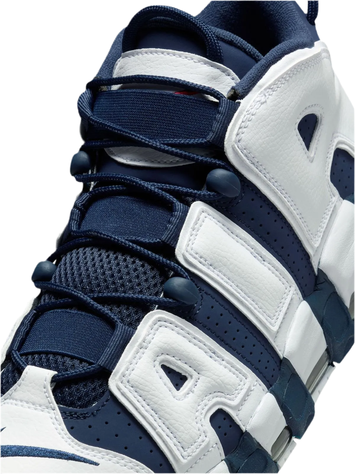 NIKE AIR MORE UPTEMPO WHITE/NAVY BLUE