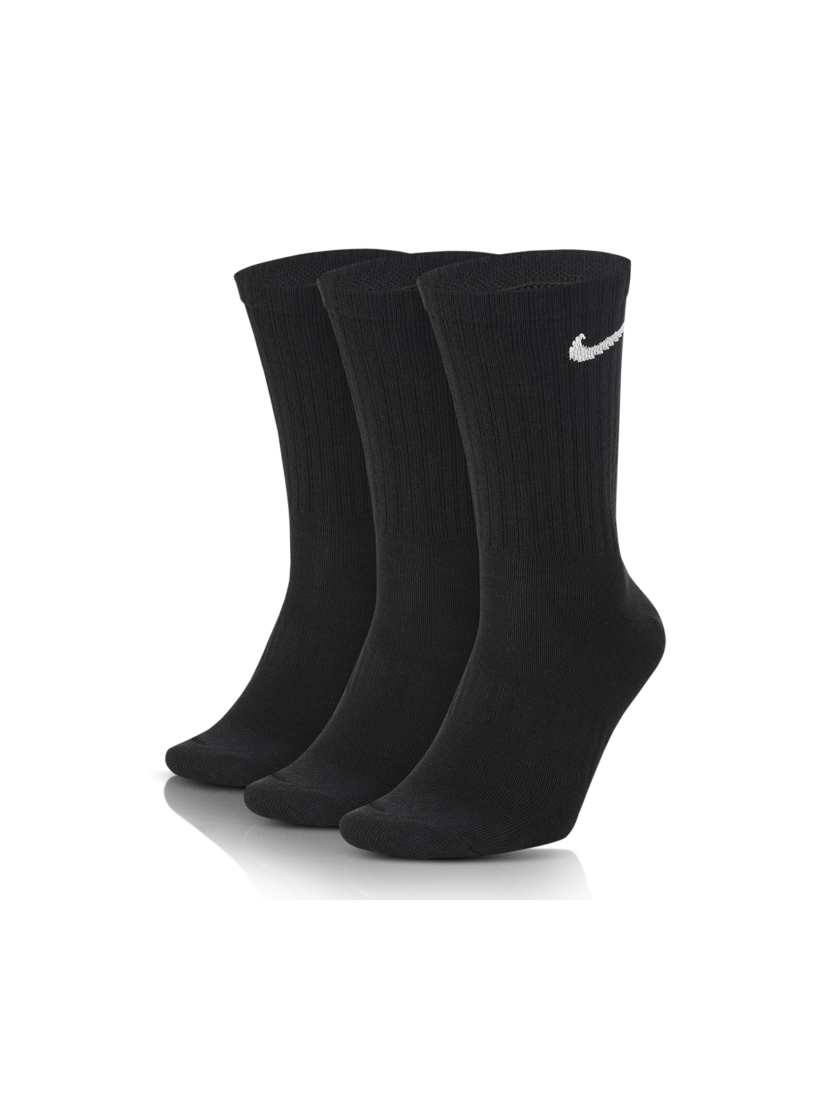 NIKE SOCKS BLACK 3 PAIRS(LONG)