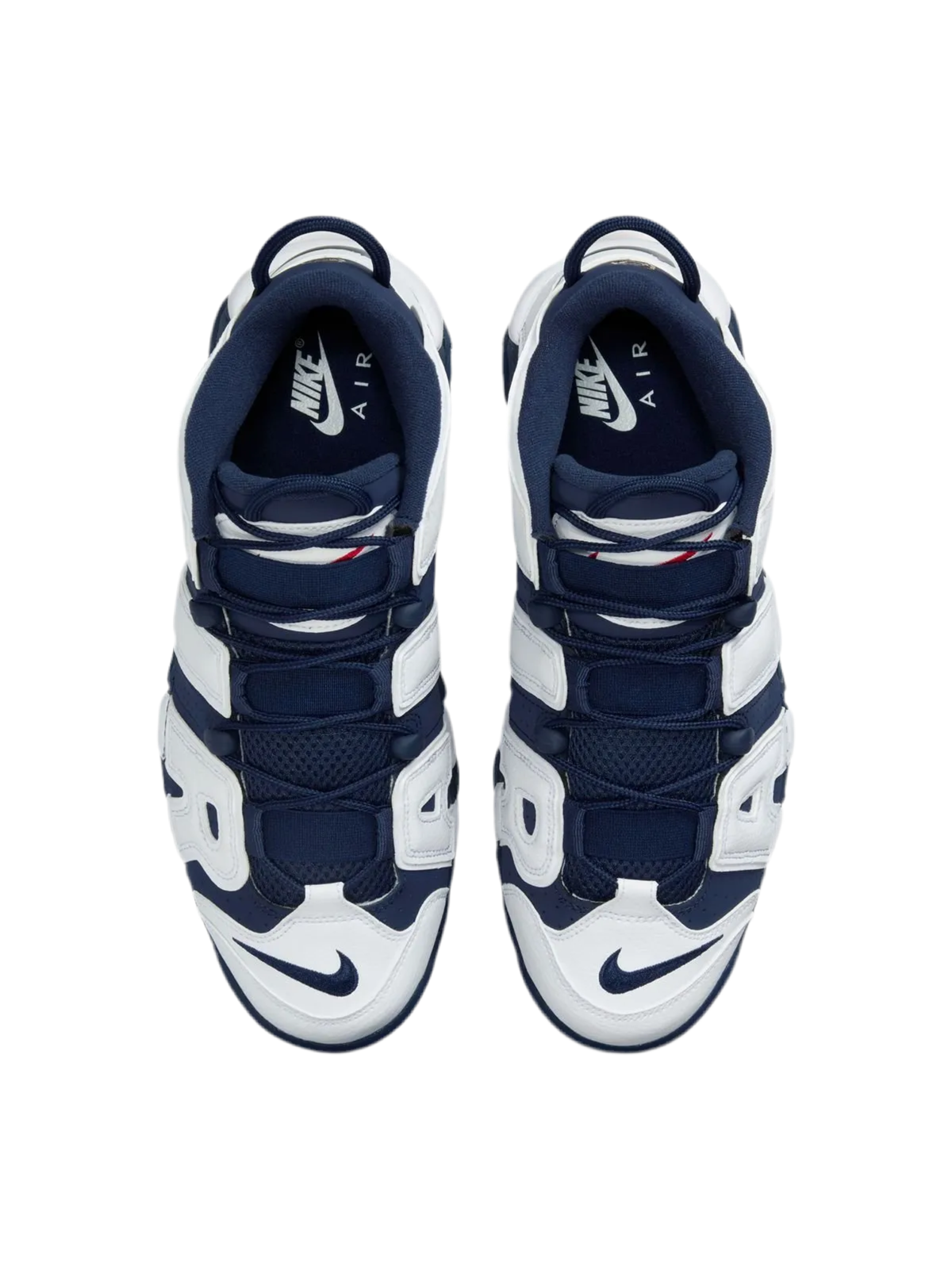 NIKE AIR MORE UPTEMPO WHITE/NAVY BLUE