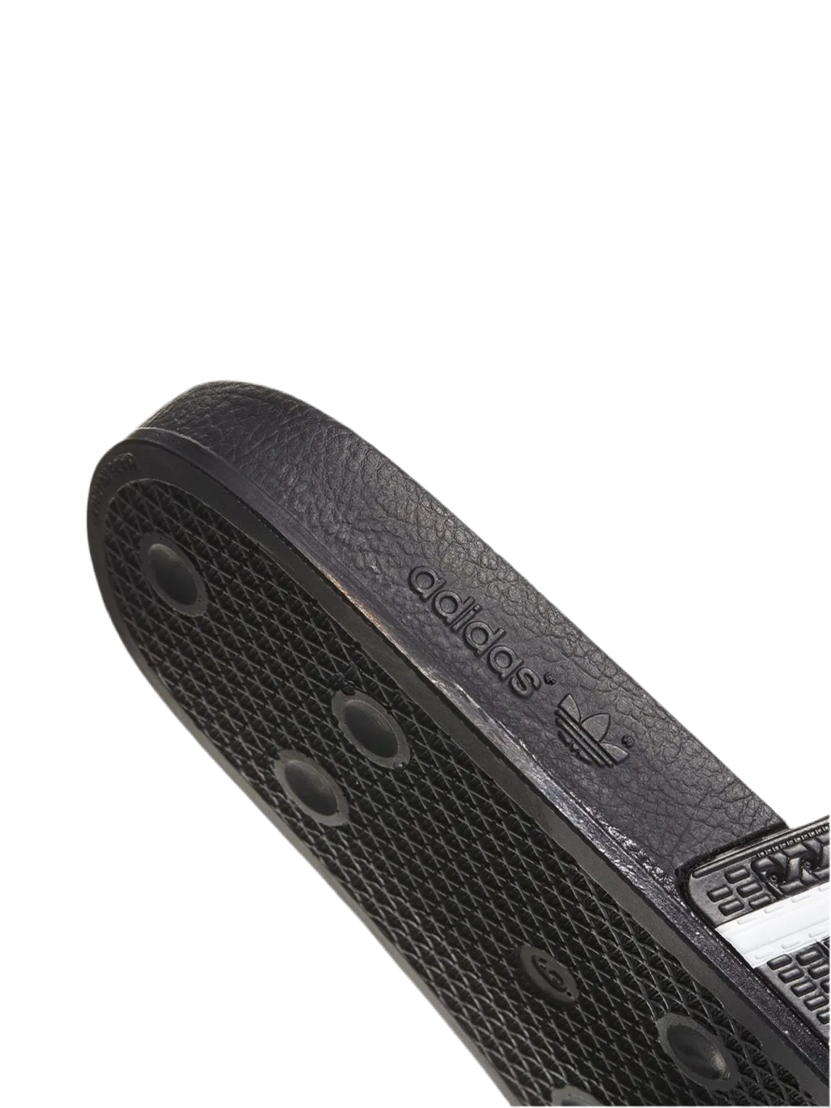 ADIDAS ORIGINALS MEN’s ABILLETE BLACK/WHITE SLIDE