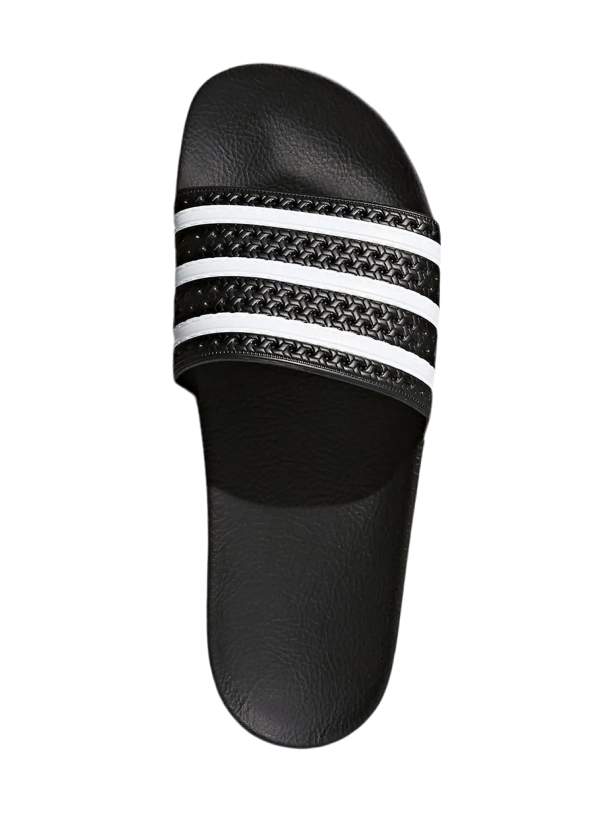 ADIDAS ORIGINALS MEN’s ABILLETE BLACK/WHITE SLIDE