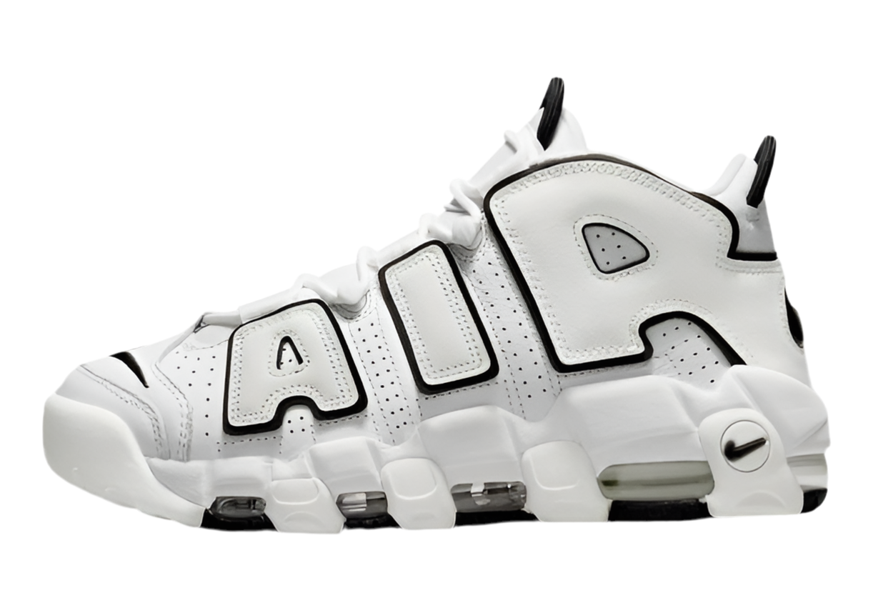 NIKE AIR MORE UPTEMPO WHITE/BLACK