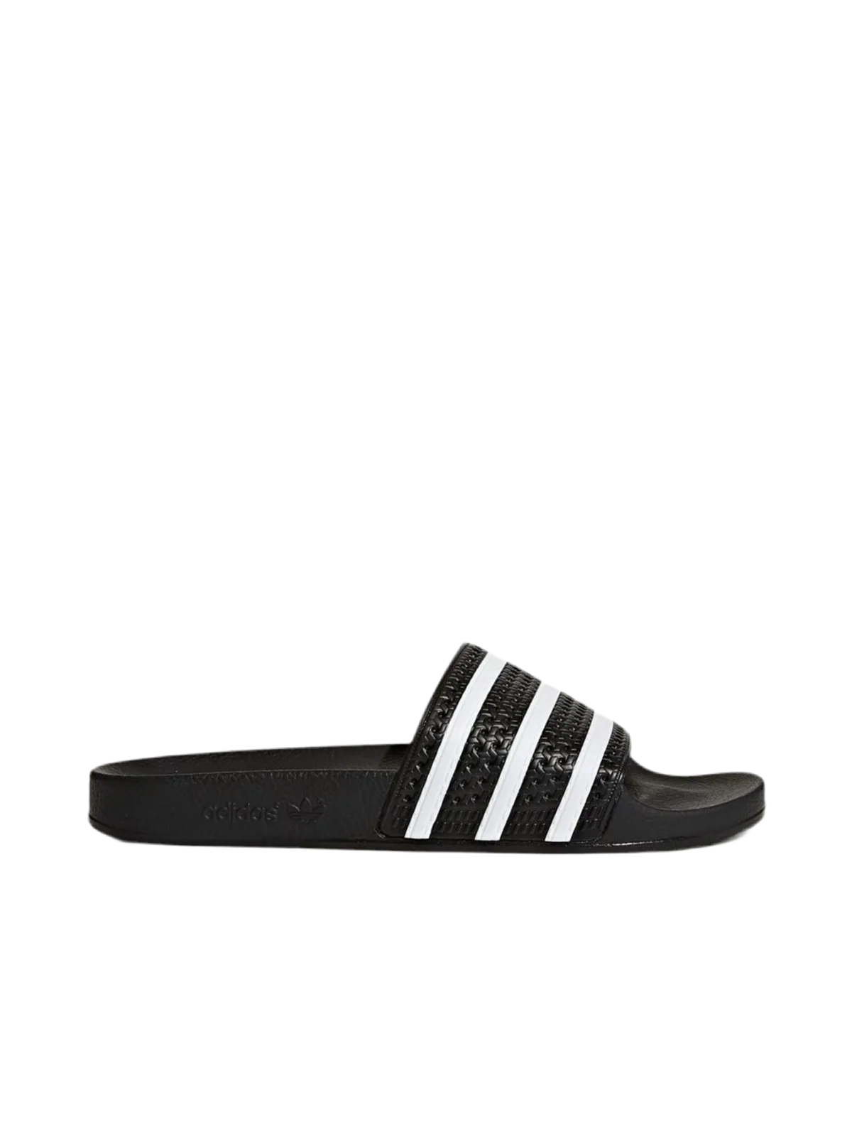 ADIDAS ORIGINALS MEN’s ABILLETE BLACK/WHITE SLIDE