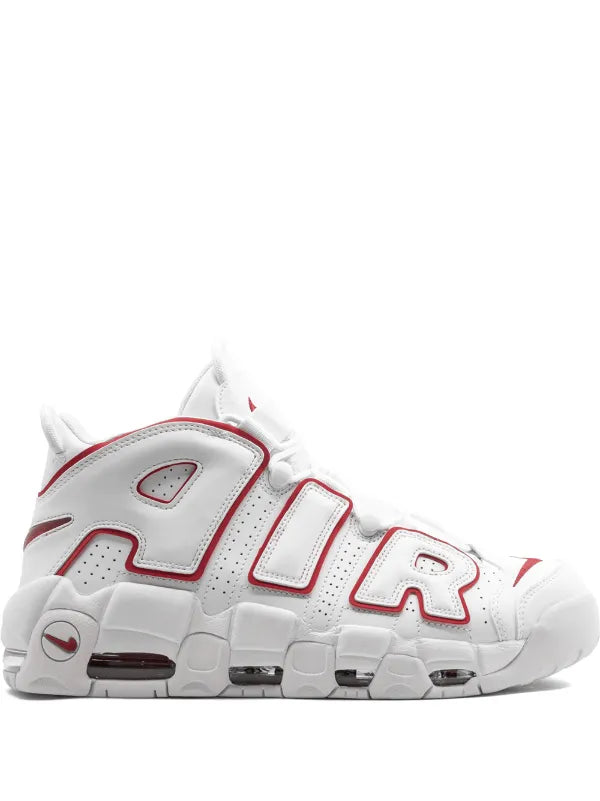 NIKE AIR MORE UPTEMPO WHITE/VARSITY RED