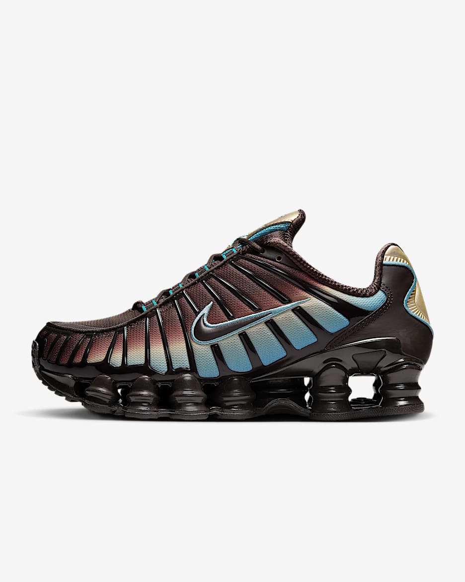 NIKE SHOX TL BROWN DENIM TURQUOISE