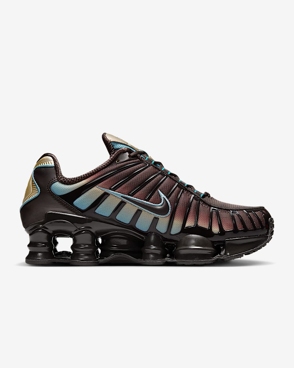 NIKE SHOX TL BROWN DENIM TURQUOISE