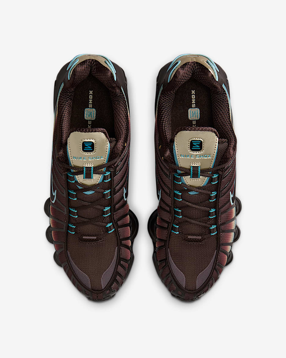 NIKE SHOX TL BROWN DENIM TURQUOISE